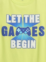 Gap Yellow Game Graphic Short Sleeve T-Shirt (4-13yrs) - Image 3 of 3