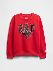 Gap Red Marvel Graphic Sweatshirt - Image 1 of 3