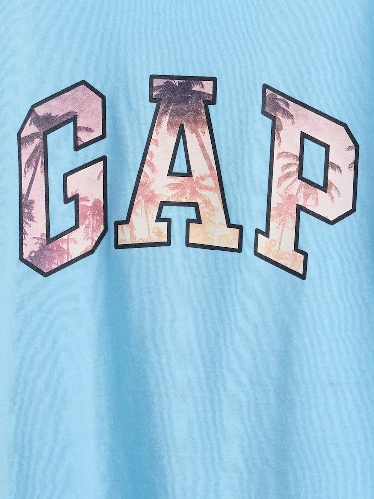 Gap Blue Logo T-Shirt (4-13yrs) - Image 2 of 2 Gap Blue Logo T-Shirt (4-13yrs) - Image 2 of 2