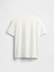 Gap White Surfer Graphic Short Sleeve Crew Neck T-Shirt (4-13yrs) - Image 2 of 3