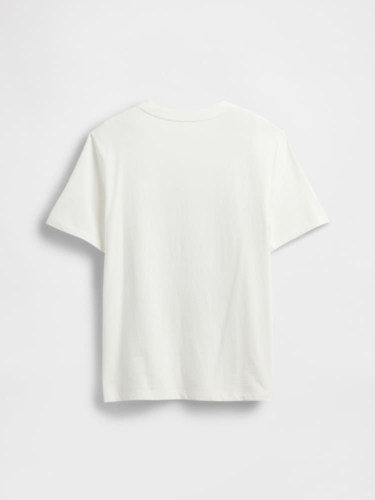 Gap White Skater Graphic Short Sleeve Crew Neck T-Shirt (4-13yrs) - Image 2 of 3 Gap White Skater Graphic Short Sleeve Crew Neck T-Shirt (4-13yrs) - Image 2 of 3