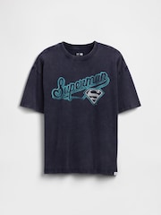 Gap Navy/Blue Superman Graphic Short Sleeve T-Shirt (4-13yrs) - Image 1 of 3