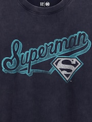Gap Navy/Blue Superman Graphic Short Sleeve T-Shirt (4-13yrs) - Image 3 of 3
