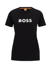 BOSS Black Large Slim Fit Logo T-shirt - Image 5 of 5