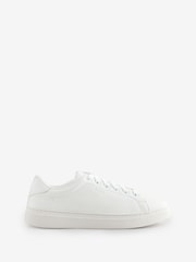 BOSS White Kieran Tenn Court Trainers - Image 1 of 1