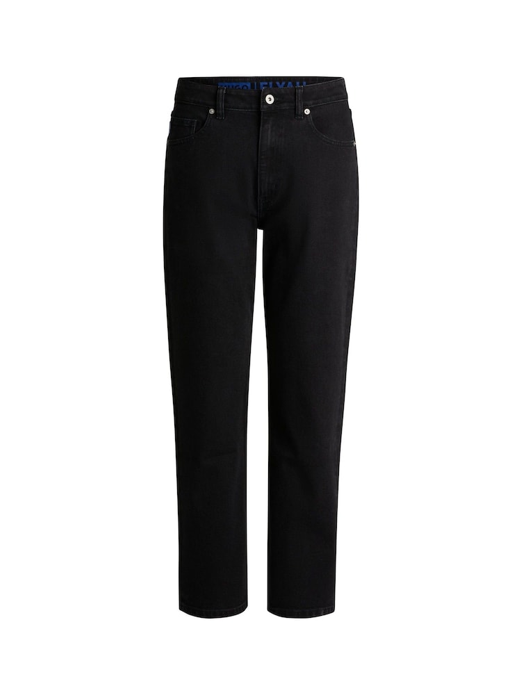HUGO Black Elyah Straight Fit Denim Jeans - Image 1 of 2