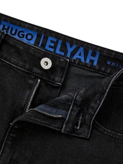 HUGO Black Elyah Straight Fit Denim Jeans - Image 2 of 2