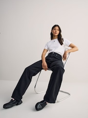 HUGO Black Elyah Straight Fit Denim Jeans - Image 4 of 7