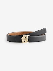 BOSS Black Reversible Double B Leather Belt - Image 1 of 3