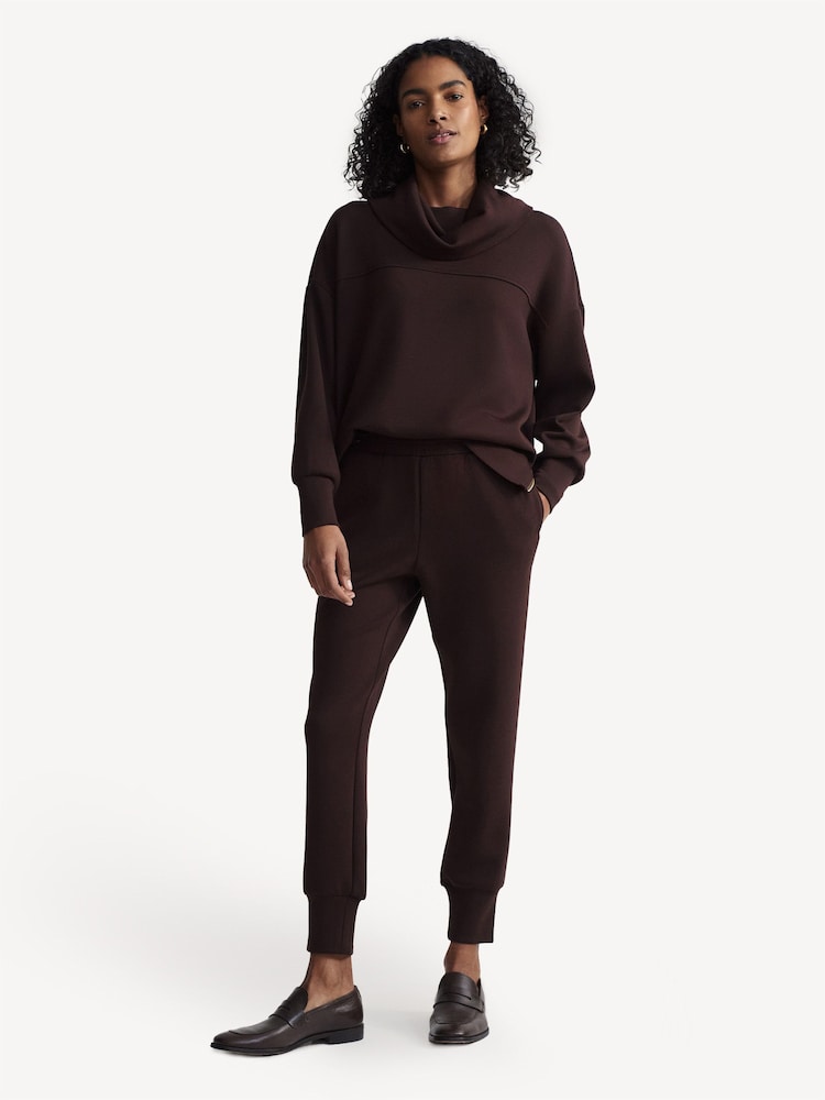 Varley Coffee Bean The Slim Cuff Trousers - Image 1 of 7 Varley Coffee Bean The Slim Cuff Trousers - Image 1 of 7