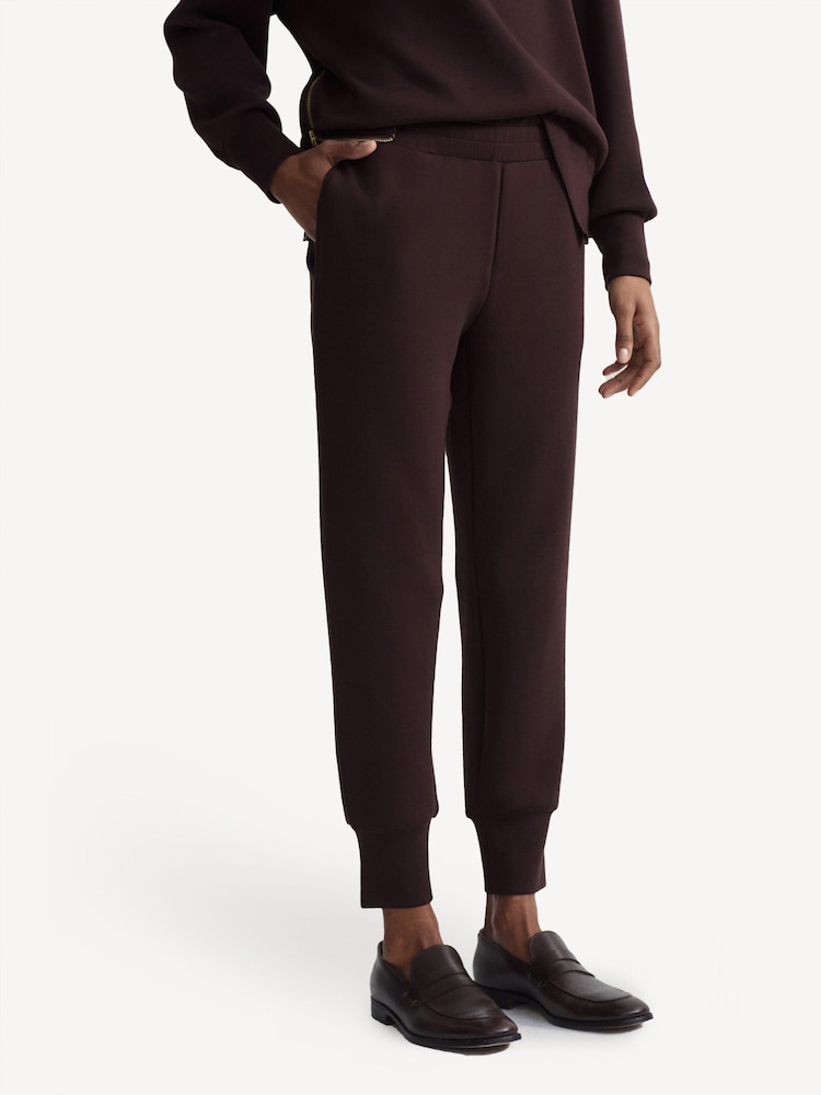 Varley Coffee Bean The Slim Cuff Trousers - Image 2 of 7 Varley Coffee Bean The Slim Cuff Trousers - Image 2 of 7