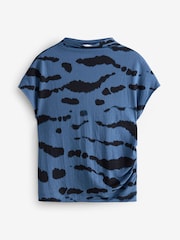 Blue Animal Drape T-Shirt - Image 1 of 1