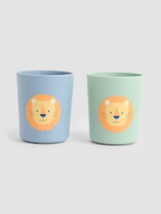 JoJo Maman Bébé Lion 2-Pack Silicone Cups - Image 3 of 5