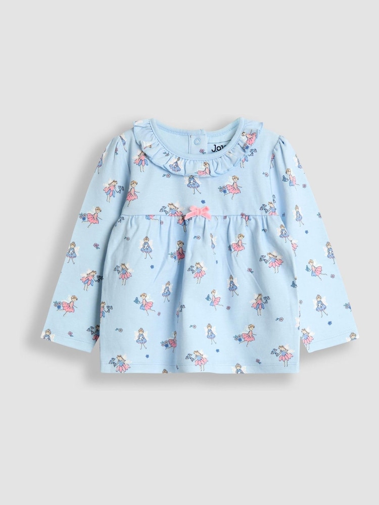JoJo Maman Bébé Lilac Fairy Character Appliqué Jersey Pyjamas - Image 2 of 6 JoJo Maman Bébé Lilac Fairy Character Appliqué Jersey Pyjamas - Image 2 of 6