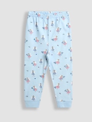 JoJo Maman Bébé Lilac Fairy Character Appliqué Jersey Pyjamas - Image 4 of 6