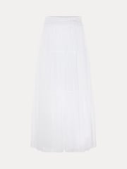 Phase Eight White Alva 100% Cotton Print Skirt - Image 7 of 7