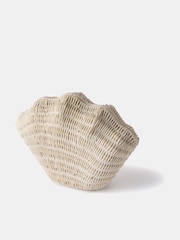 Mint Velvet Cream Structured Shell Clutch Bag - Image 3 of 4