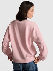 Victoria's Secret PINK Dollhouse Pink Fleece Sweatshirt - Image 2 of 2