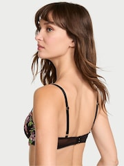 Victoria's Secret Black Unlined Balcony Wisteria Embroidery Bra - Image 2 of 2