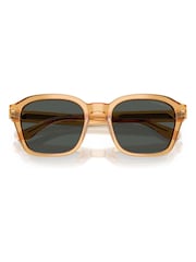 Emporio Armani Yellow Irregular Sunglasses - Image 5 of 5