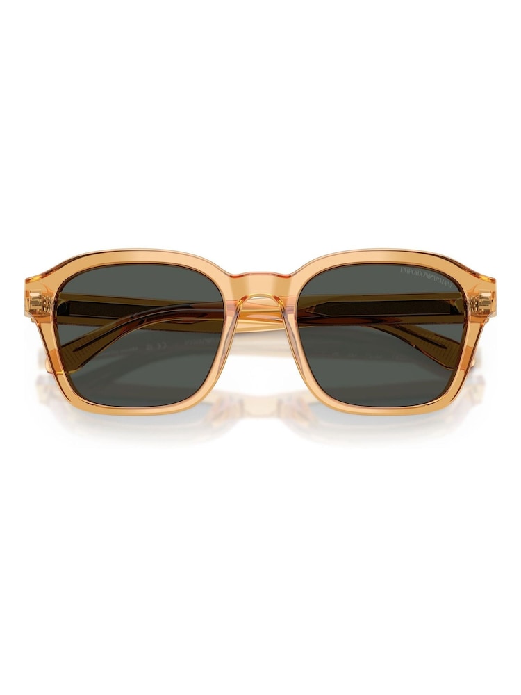 Emporio Armani Yellow Irregular Sunglasses - Image 5 of 5