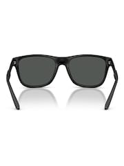 Schwarze quadratische Sonnenbrille von Emporio Armani - Bild 4 von 5