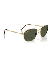 Ray Ban Gold Pillow Sunglasses - Image 4 of 6