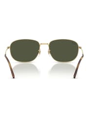 Ray Ban Gold Pillow Sunglasses - Image 5 of 6