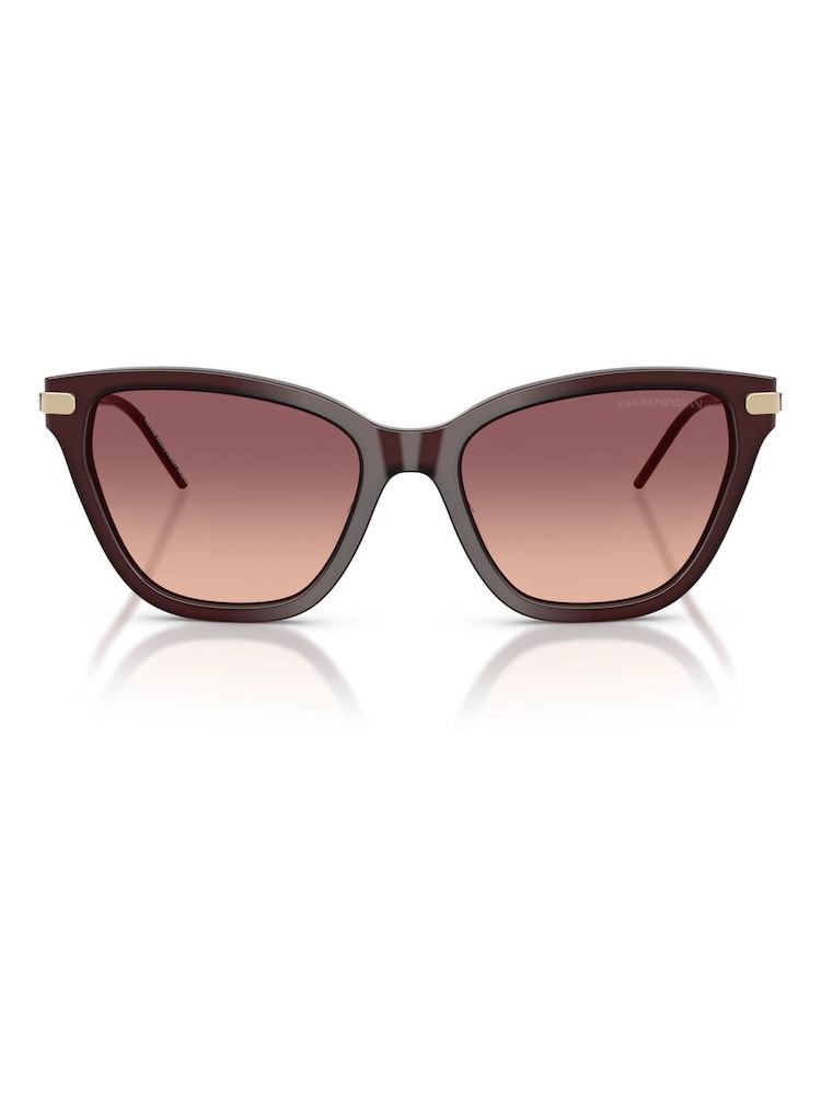 Emporio Armani Red Cat Eye Sunglasses - Image 1 of 5