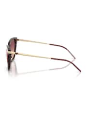 Emporio Armani Red Cat Eye Sunglasses - Image 3 of 5