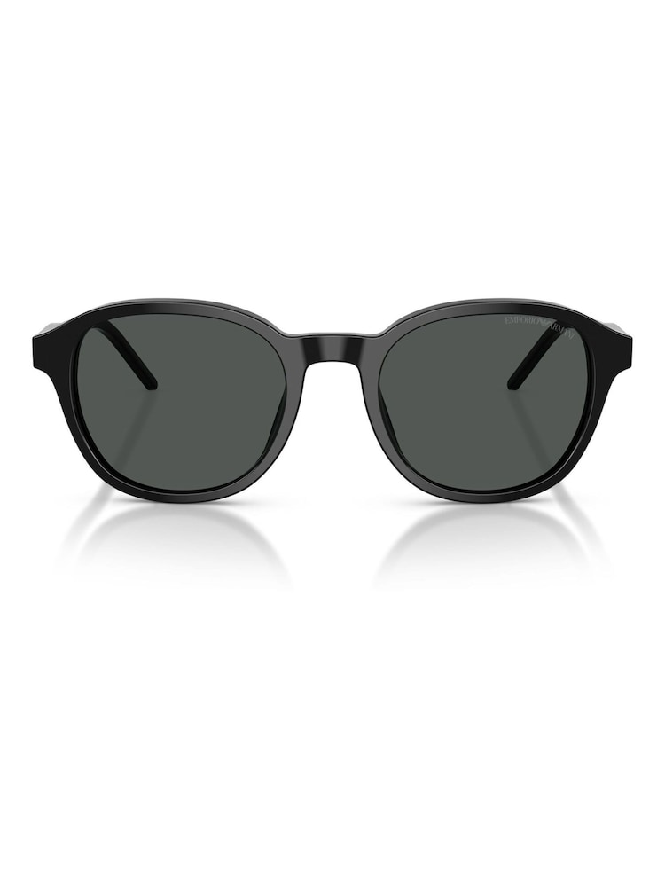 Emporio Armani Phantos Black Sunglasses - Image 1 of 5