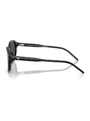 Emporio Armani Phantos Black Sunglasses - Image 2 of 5