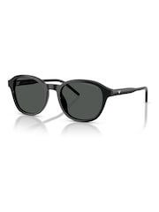 Emporio Armani Phantos Black Sunglasses - Image 3 of 5