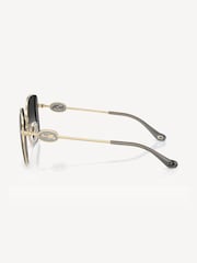 COACH Gold Square Sunglasses - Image 4 of 5