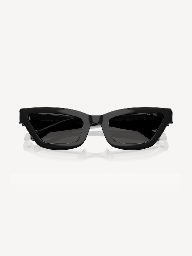 COACH Black Rectangle Sunglasses - Image 2 of 5