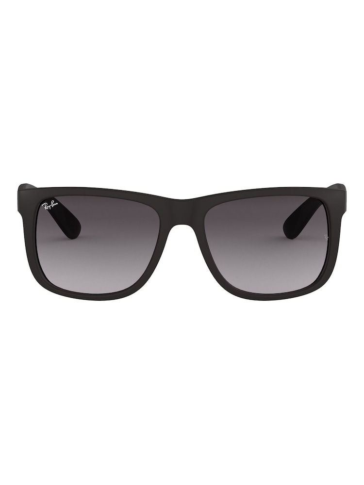 Ray Ban Justin Square Black Sunglasses - Image 1 of 12