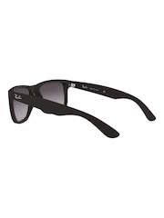 Ray Ban Justin Square Black Sunglasses - Image 4 of 12