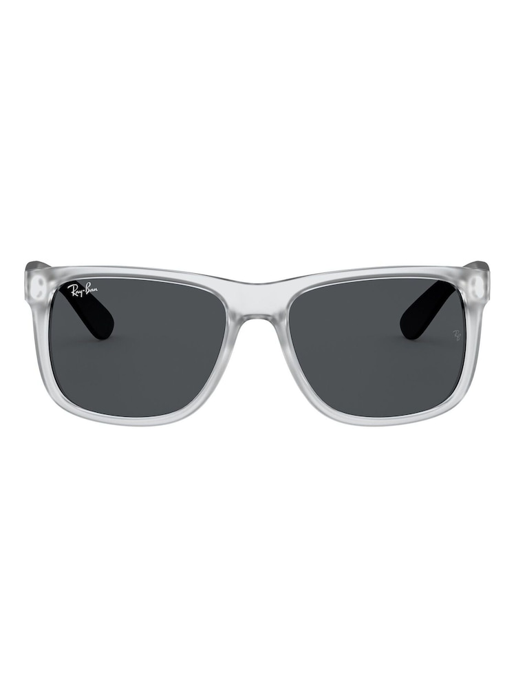 Ray Ban Justin Square Black Sunglasses - Image 1 of 12