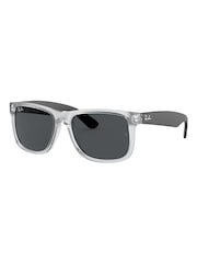 Ray Ban Justin Square Black Sunglasses - Image 2 of 12