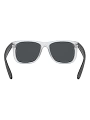 Ray Ban Justin Square Black Sunglasses - Image 3 of 12