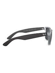 Ray Ban Justin Square Black Sunglasses - Image 9 of 12