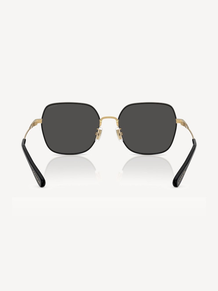 COACH Gold Irregular Sunglasses - Image 2 of 5