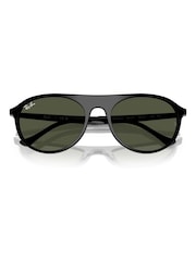 Ray Ban Square Black Sunglasses - Image 6 of 6