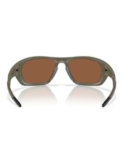 Oakley Green Lateralis Rectangle Sunglasses - Image 2 of 7