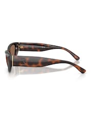 Ralph By Ralph Lauren Square Brown Sunglasses - Image 3 of 5
