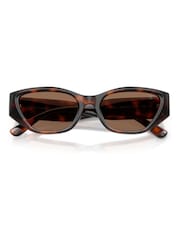 Ralph By Ralph Lauren Square Brown Sunglasses - Image 5 of 5