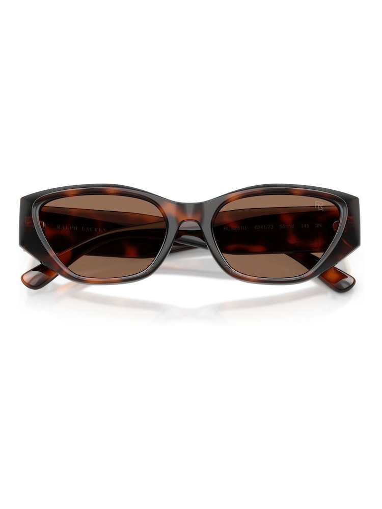 Ralph By Ralph Lauren Square Brown Sunglasses - Image 5 of 5 Ralph By Ralph Lauren Square Brown Sunglasses - Image 5 of 5