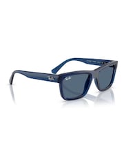 Ray Ban Junior Blue Rectangle Sunglasses - Image 4 of 6