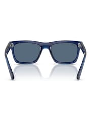 Ray Ban Junior Blue Rectangle Sunglasses - Image 5 of 6