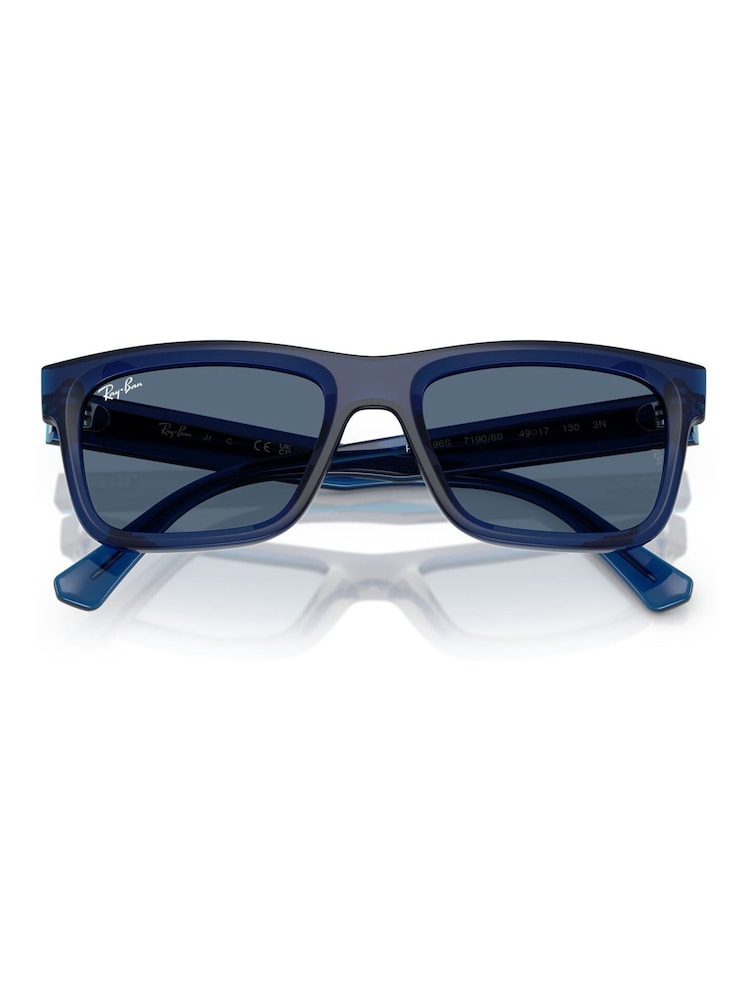 Ray Ban Junior Blue Rectangle Sunglasses - Image 6 of 6